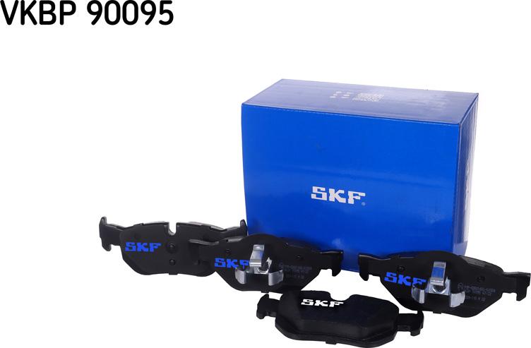 SKF VKBP 90095 - Bremžu uzliku kompl., Disku bremzes autospares.lv