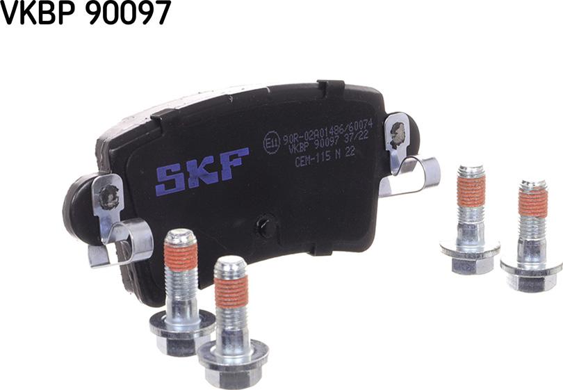 SKF VKBP 90097 - Brake Pad Set, disc brake www.autospares.lv