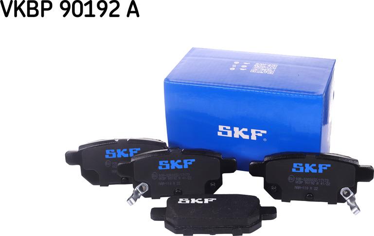 SKF VKBP 90192 A - Bremžu uzliku kompl., Disku bremzes autospares.lv