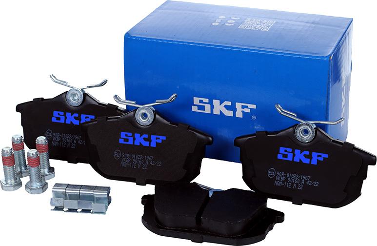 SKF VKBP 90160 A - Bremžu uzliku kompl., Disku bremzes www.autospares.lv