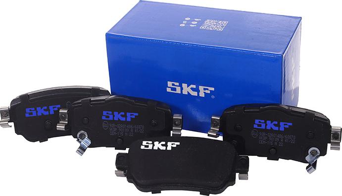 SKF VKBP 90109 A - Bremžu uzliku kompl., Disku bremzes www.autospares.lv