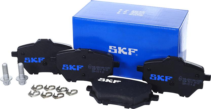 SKF VKBP 90101 - Bremžu uzliku kompl., Disku bremzes www.autospares.lv