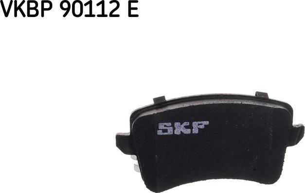 SKF VKBP 90112 E - Тормозные колодки, дисковые, комплект www.autospares.lv