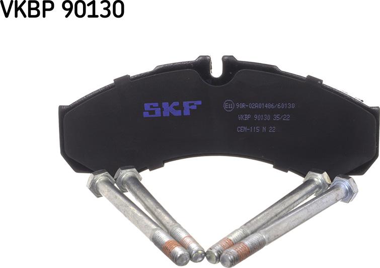 SKF VKBP 90130 - Bremžu uzliku kompl., Disku bremzes www.autospares.lv