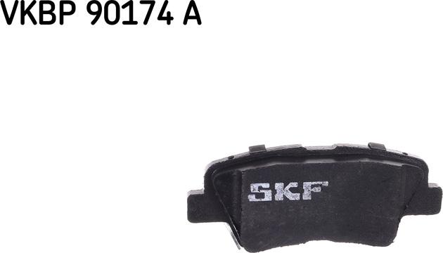 SKF VKBP 90174 A - Тормозные колодки, дисковые, комплект www.autospares.lv