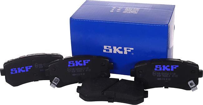 SKF VKBP 90265 A - Brake Pad Set, disc brake www.autospares.lv