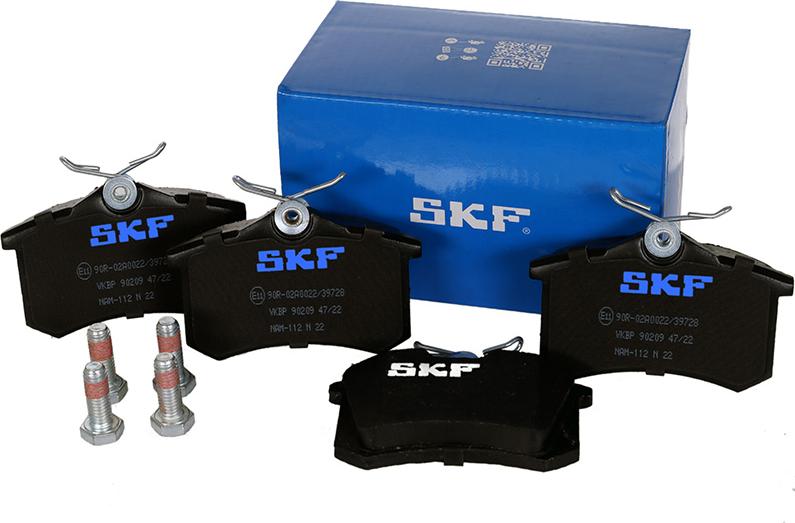 SKF VKBP 90209 - Brake Pad Set, disc brake www.autospares.lv