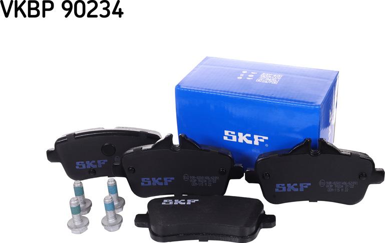 SKF VKBP 90234 - Bremžu uzliku kompl., Disku bremzes autospares.lv