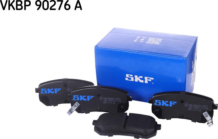 SKF VKBP 90276 A - Тормозные колодки, дисковые, комплект www.autospares.lv