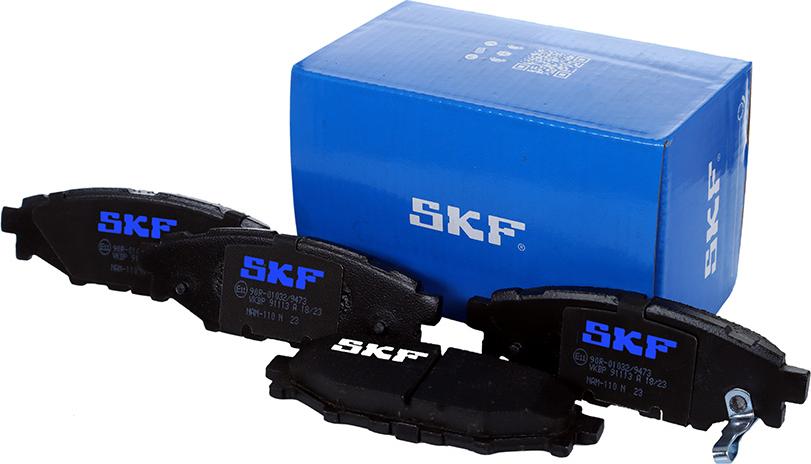 SKF VKBP 91113 A - Brake Pad Set, disc brake www.autospares.lv