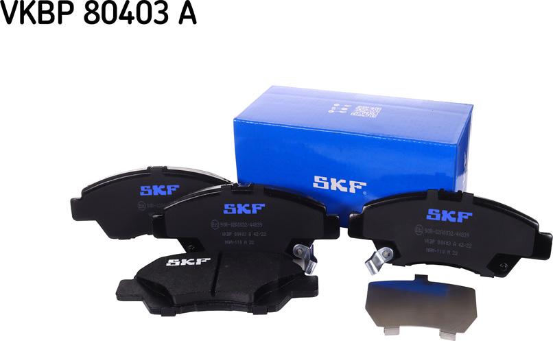 SKF VKBP 80403 A - Brake Pad Set, disc brake www.autospares.lv