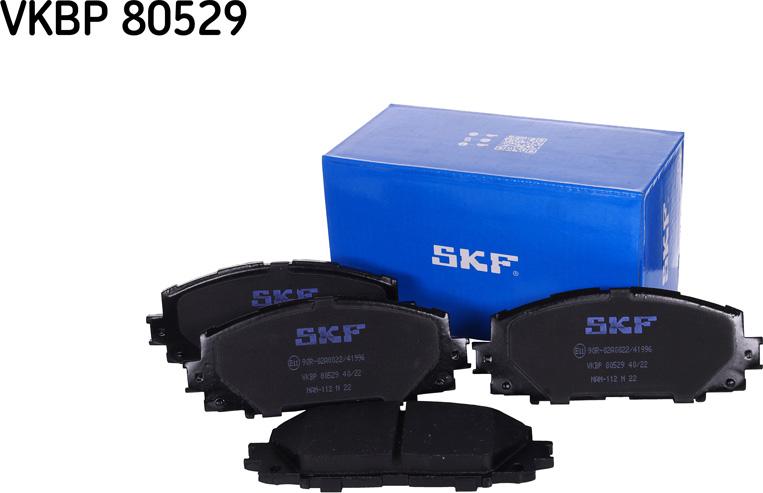 SKF VKBP 80529 - Bremžu uzliku kompl., Disku bremzes autospares.lv