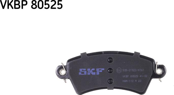 SKF VKBP 80525 - Bremžu uzliku kompl., Disku bremzes www.autospares.lv