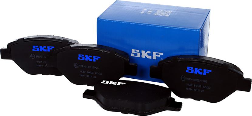 SKF VKBP 80608 - Bremžu uzliku kompl., Disku bremzes www.autospares.lv