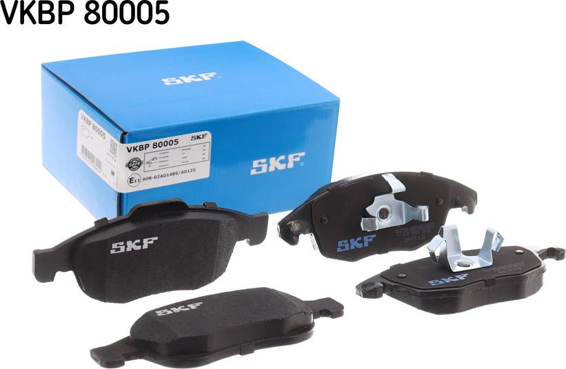 SKF VKBP 80005 - Bremžu uzliku kompl., Disku bremzes autospares.lv