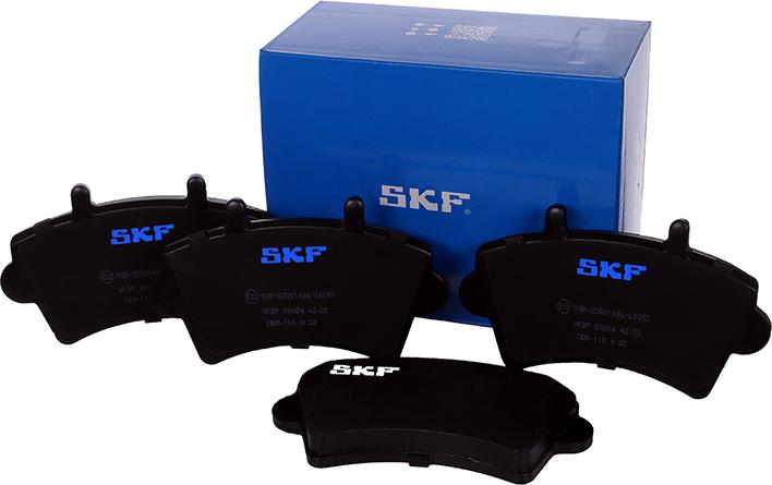 SKF VKBP 80084 - Brake Pad Set, disc brake www.autospares.lv