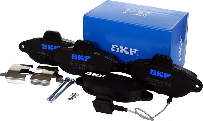 SKF VKBP 80087 E - Bremžu uzliku kompl., Disku bremzes autospares.lv