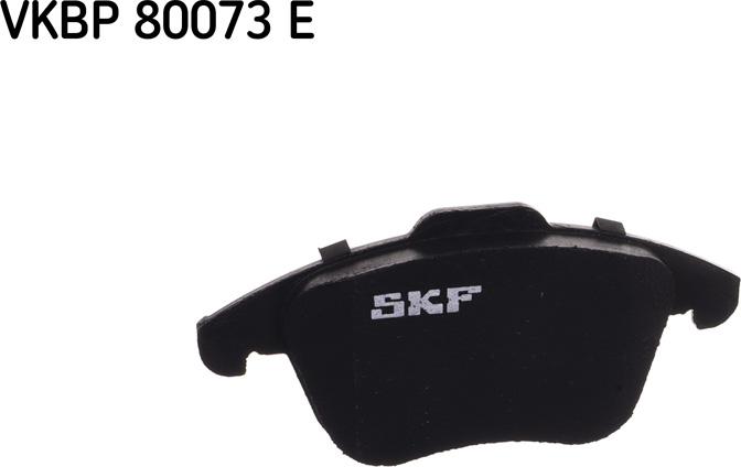 SKF VKBP 80073 E - Bremžu uzliku kompl., Disku bremzes www.autospares.lv