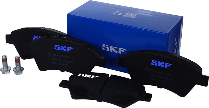 SKF VKBP 80163 - Bremžu uzliku kompl., Disku bremzes autospares.lv