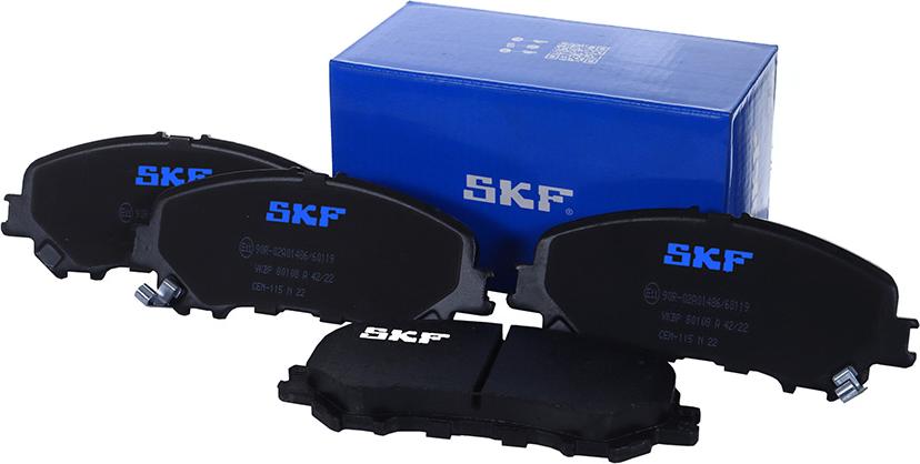 SKF VKBP 80108 A - Bremžu uzliku kompl., Disku bremzes www.autospares.lv