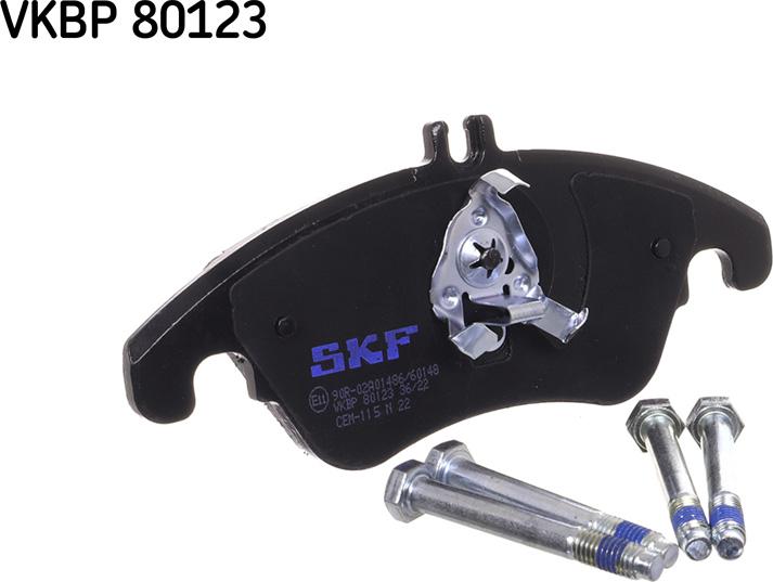 SKF VKBP 80123 - Bremžu uzliku kompl., Disku bremzes autospares.lv