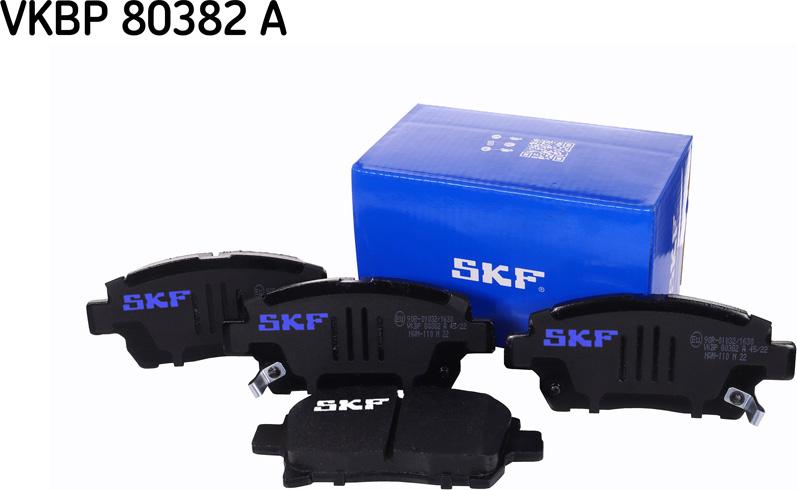 SKF VKBP 80382 A - Bremžu uzliku kompl., Disku bremzes autospares.lv