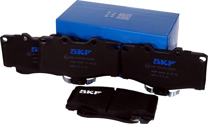 SKF VKBP 80247 A - Brake Pad Set, disc brake www.autospares.lv