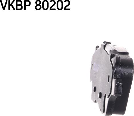 SKF VKBP 80202 - Bremžu uzliku kompl., Disku bremzes www.autospares.lv