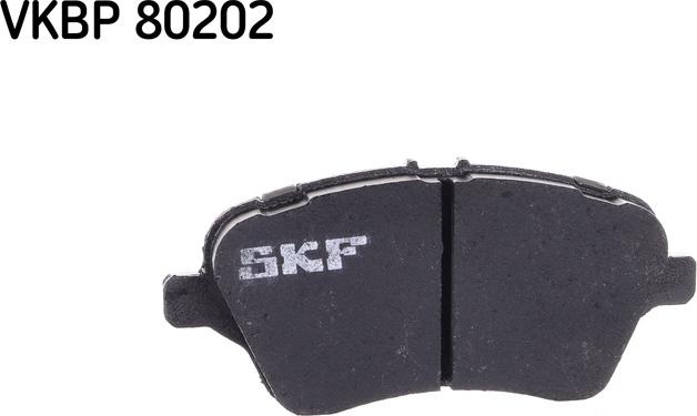 SKF VKBP 80202 - Bremžu uzliku kompl., Disku bremzes www.autospares.lv