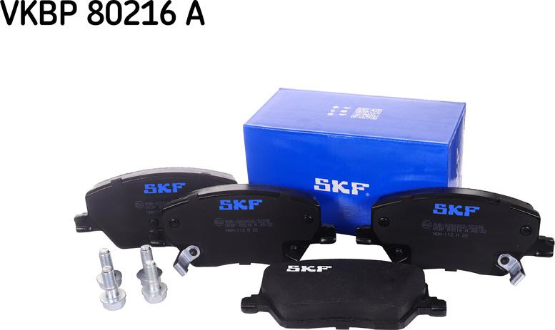 SKF VKBP 80216 A - Bremžu uzliku kompl., Disku bremzes autospares.lv