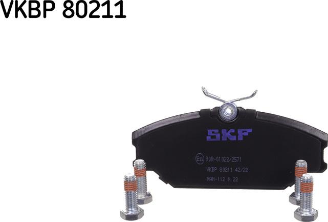 SKF VKBP 80211 - Brake Pad Set, disc brake www.autospares.lv