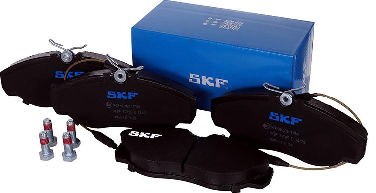 SKF VKBP 80795 E - Bremžu uzliku kompl., Disku bremzes www.autospares.lv