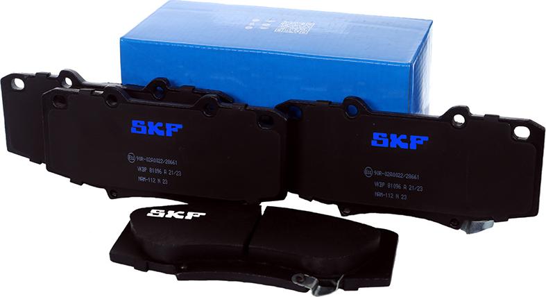 SKF VKBP 81096 A - Brake Pad Set, disc brake www.autospares.lv