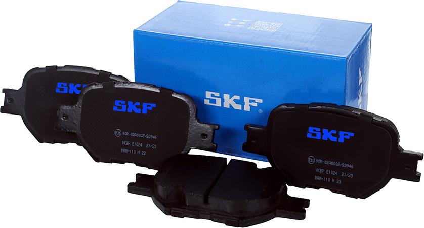 SKF VKBP 81024 - Тормозные колодки, дисковые, комплект www.autospares.lv