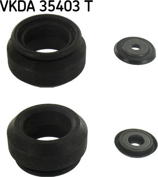 SKF VKDA 35403 T - Rolling Bearing, suspension strut support mounting www.autospares.lv