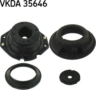 SKF VKDA 35646 - Опора стойки амортизатора, подушка www.autospares.lv