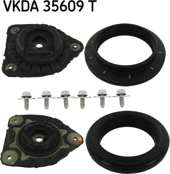 SKF VKDA 35609 T - Опора стойки амортизатора, подушка www.autospares.lv