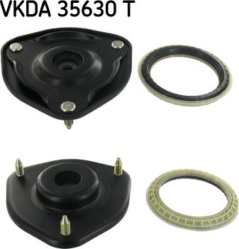 SKF VKDA 35630 T - Опора стойки амортизатора, подушка www.autospares.lv