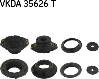 SKF VKDA 35626 T - Опора стойки амортизатора, подушка www.autospares.lv