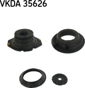 SKF VKDA 35626 - Опора стойки амортизатора, подушка www.autospares.lv