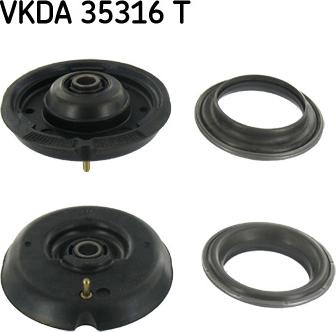 SKF VKDA 35316 T - Опора стойки амортизатора, подушка www.autospares.lv