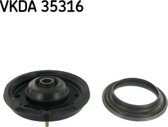 SKF VKDA 35316 - Опора стойки амортизатора, подушка www.autospares.lv