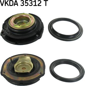 SKF VKDA 35312 T - Опора стойки амортизатора, подушка www.autospares.lv