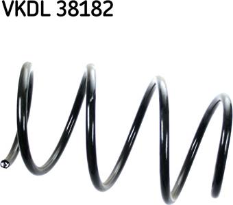 SKF VKDL 38182 - Balstiekārtas atspere www.autospares.lv