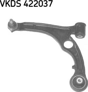 SKF VKDS 422037 - Neatkarīgās balstiekārtas svira, Riteņa piekare www.autospares.lv