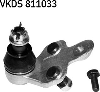 SKF VKDS 811033 - Balst / Virzošais šarnīrs www.autospares.lv