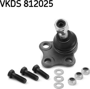 SKF VKDS 812025 - Balst / Virzošais šarnīrs www.autospares.lv