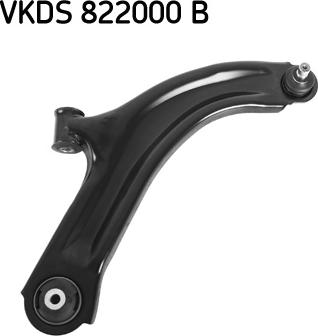 SKF VKDS 822000 B - Neatkarīgās balstiekārtas svira, Riteņa piekare www.autospares.lv