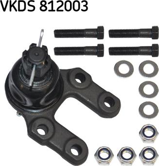 SKF VKDS 812003 - Шаровая опора, несущий / направляющий шарнир www.autospares.lv