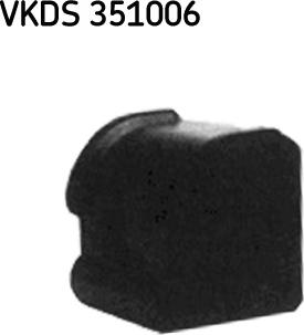 SKF VKDS 351006 - Bukse, Stabilizators www.autospares.lv